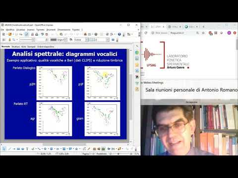 54 - Lezione 11d - diagrammi vocalici (A. Romano, 13 maggio 2020)
