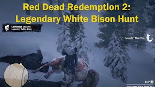 Red Dead Redemption 2: Legendary White Bison Hunt and Location