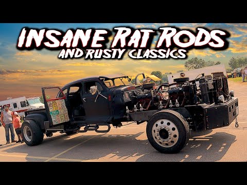 INSANE RAT RODS!!! Rat Rods & Rusty Classic Cars! Classic Cars. Rat Trucks. Extreme Rat Rods. USA!