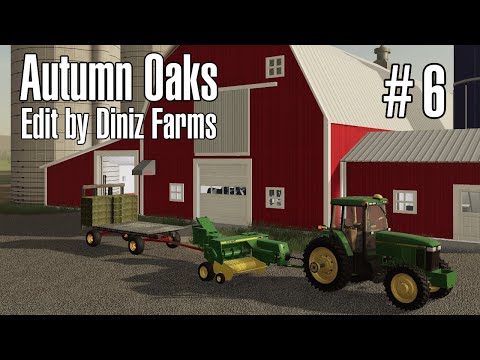 Raking and Baling Hay! - Autumn Oaks (DFMEP) - Episode 6