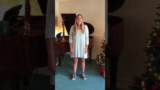 Allison Mather singing 16 bars of Someday from The Wedding Singer