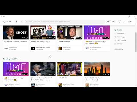 Как Начать Зарабатывать на YouTube видеохостинг LBRY