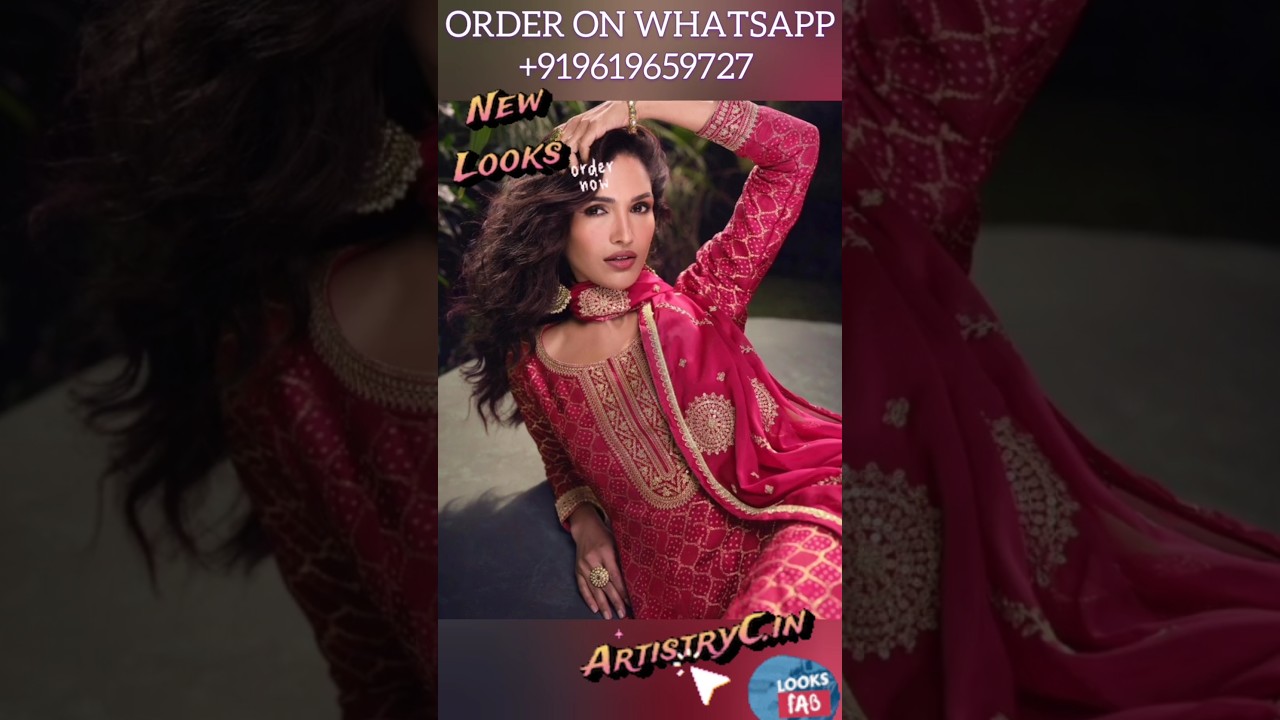 Latest Punjabi Palazzo Suits 2025 Under Rs4755 for Women? Akshara Style! WhatsApp +919619659727