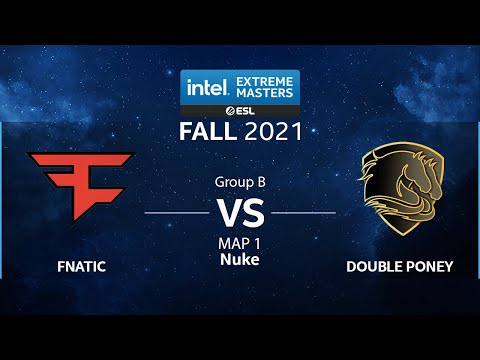 CS:GO - Fnatic vs. Double Poney [Nuke] Map 1 - IEM Fall 2021 - Group B - EU