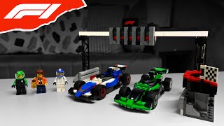 Lego City 60474 F1 Grid with VCARB & Sauber Race Cars (Unboxing & Review)
