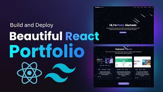 Build And Deploy a Modern Personal Portfolio with ReactJS and TailwindCSS | React Beginner Tutorial