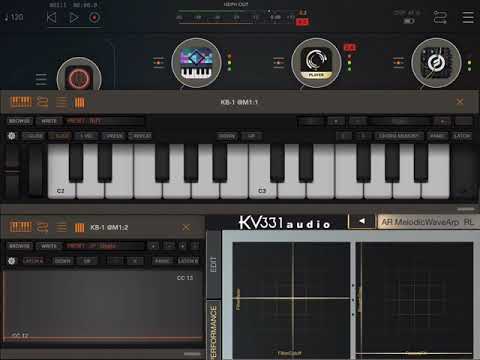 App KB-1 Keyboard Suite [iWavestation+SynthMasterPlayer+MoogModel15] HQ (iPad5 - Zé Osório)