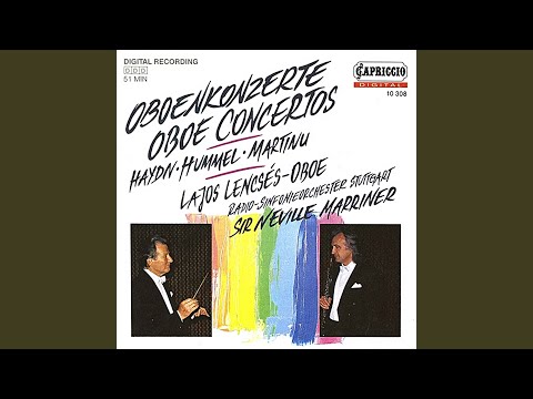 Oboe Concerto, H. 353: I. Moderato