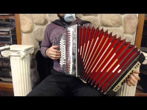 5215 - Slate Steirische Diatonic Button Accordion Helikon Bass MMM BEA 40 12 $799