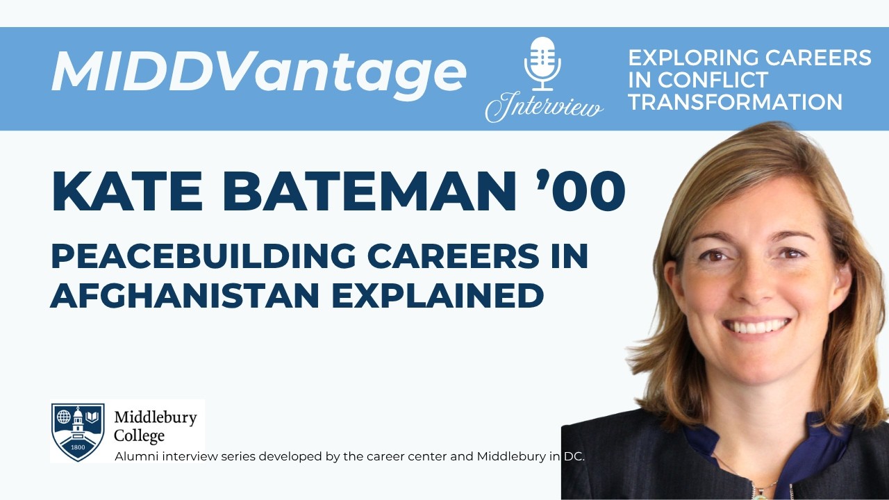 Peacebuilding Careers in Afghanistan Explained | MIDDVantage video thumbnail
