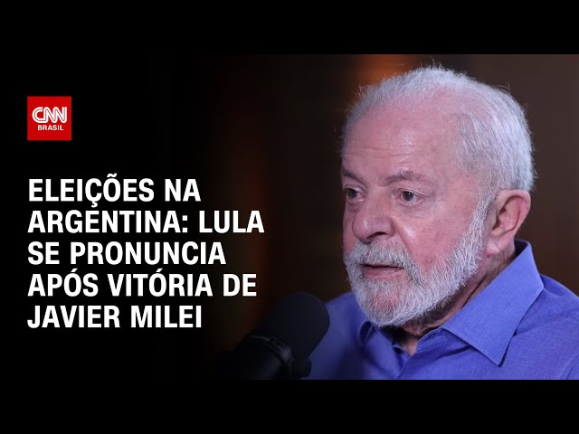 Eleições na Argentina: Lula se pronuncia após vitória de Javier Milei | CNN PRIME TIME