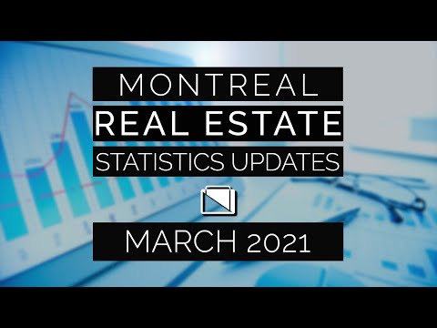 Montreal Real Estate Statistics Updates - March 2021