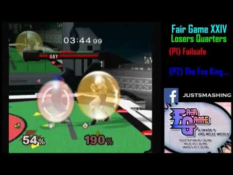Fair Game XXIV Melee: Failsafe (Falco) Vs. Mr. Meeseeks (Shiek) Grand Finals