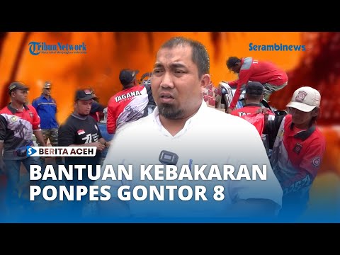 Korban Kebakaran di Ponpes Gontor 8 Terima Bantuan Masa Panik