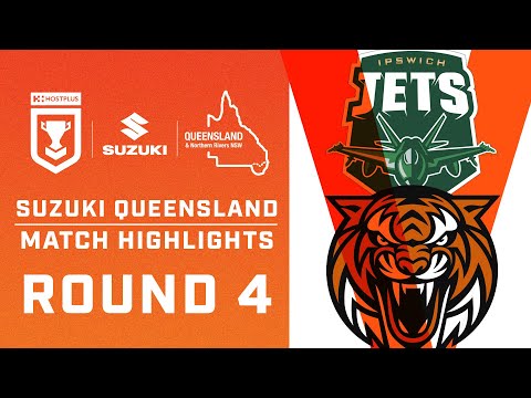 Suzuki Brisbane Tigers Match Highlights Rd 4 - against Ipswich Jets