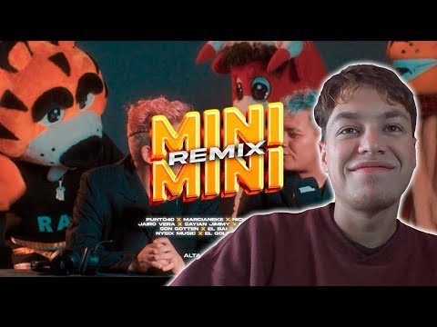 reacción a MINI MINI RMX - Punto40, Marcianeke, Nickoog, Sayian, Jairo , Galee, Balbi, SonGotten,Bai