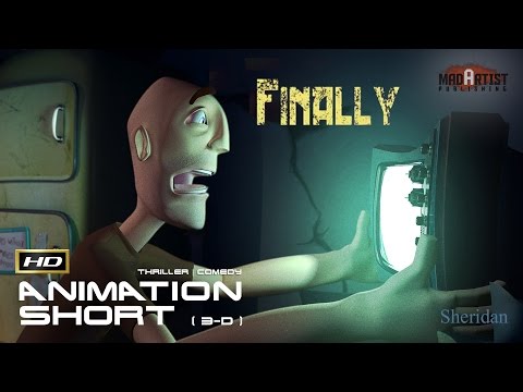 CGI 3D Animated Short Film "FINALLY" Funny Zombie Thriller Animation by Garth Laidlaw & Sheridan