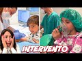 FIGLIACHIARA E FIGLIODIEGO FANNO UN INTERVENTO IN OSPEDALE CON MAMMAGIULIA E PAPÀANTONIO Piange