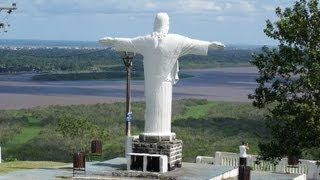 preview picture of video 'Vista de Iguape e Ilha Comprida no Morro do Cristo Redentor-Iguape/SP'