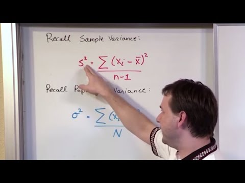 Lesson 16 - Population and Sample Standard Deviation Calculation