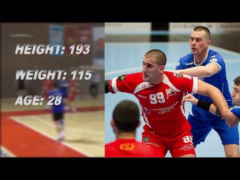 Damjanović Mirko Danga Handball Player(HC Lovcen)Pivot