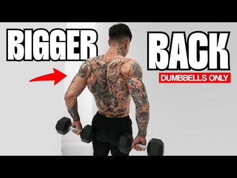 10 Min COMPLETE Back Workout DUMBBELLS ONLY (FOLLOW ALONG)