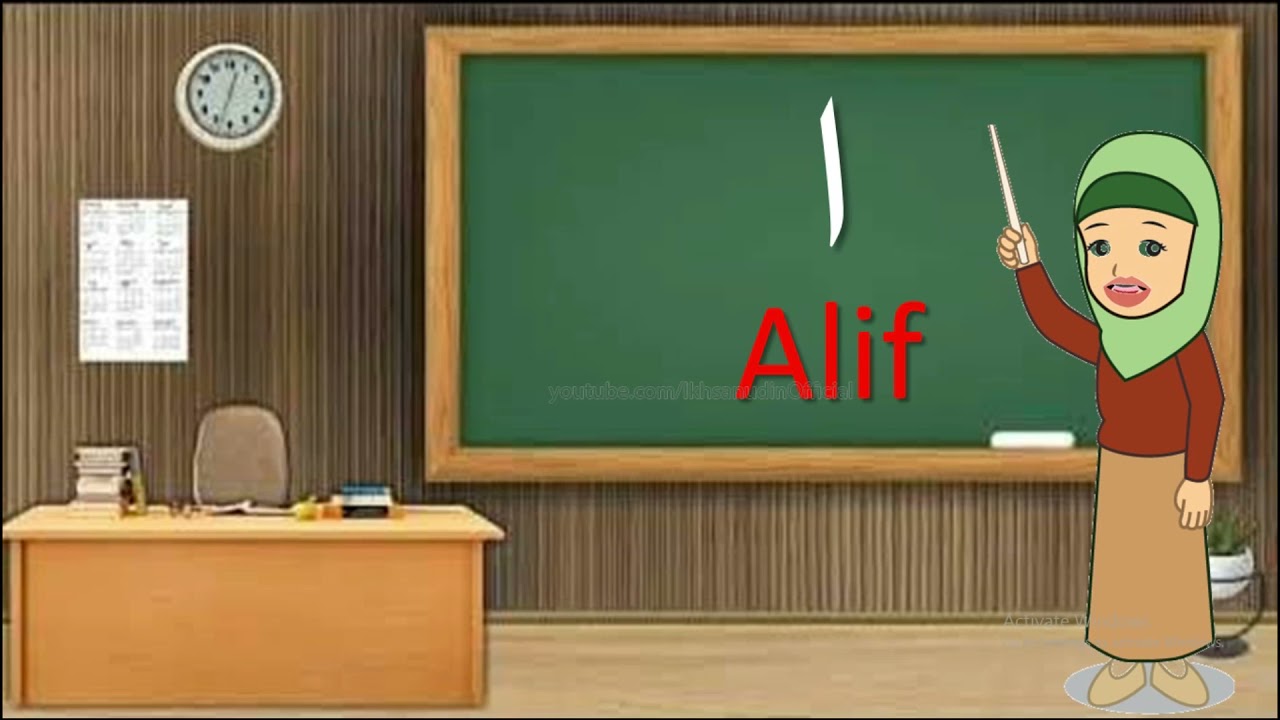 cara membuat video pembelajaran huruf hijaiyah dengan #powerpoint