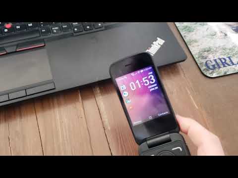 Alcatel Go Flip 3 T-Mobile smartphone / flip phone / dumbphone, Google maps demo/preview.