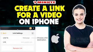 How to create a link for a video on iphone 2024 (Quick & Easy)