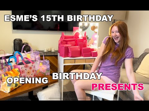 ESMÉS 15th BIRTHDAY MORNING SURPRISE PRESENTS!