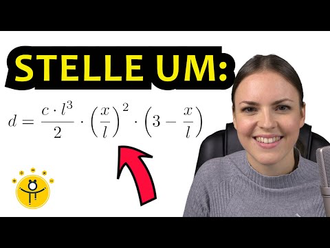 Physikalische FORMEL UMSTELLEN – komplizierte Gleichung aus der Physik