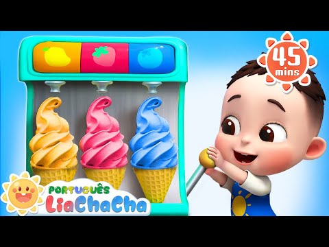 Canção do Sorvete | Compilação | LiaChaCha em Português - Música Infantil & Canção Infantil
