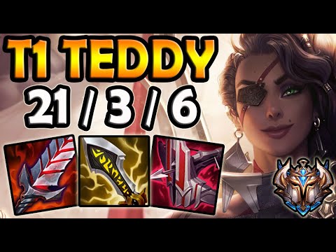T1 Teddy SAMIRA vs LUCIAN [ TOP ] Ranked Challenger Korea ✅
