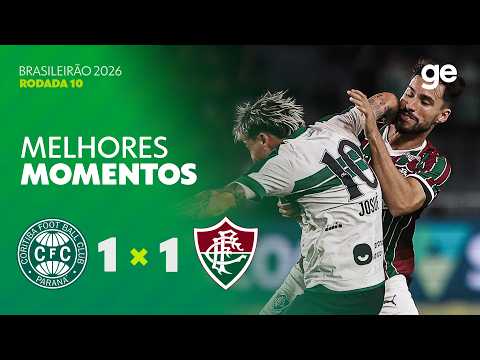 Gols e lances de Coritiba x Fluminense