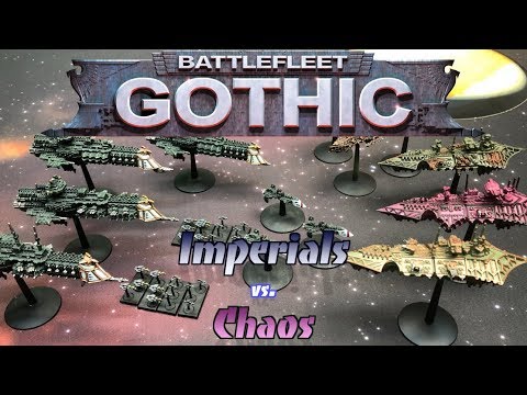 Battlefleet Gothic Battle Report - Chaos vs. Imperial