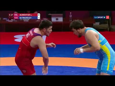 Вольная борьба Чемпионат Азии 125 кг. Финал / Лхагвагэрэл Мөнхтөр vs Юсуп Батырмурзаев