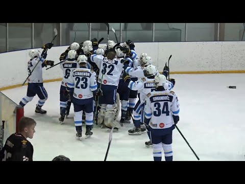 Optibet hokeja līga: HS Rīga - HK Dinaburga. Spēles labākie momenti (12.03.2021)