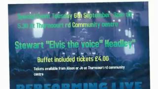 tribute to john lennon roy orbison and elvis performed by Stewart headley