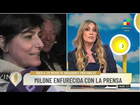 🔴 SIN FILTRO | CECILIA MILONE ENFURECIDA CON LA PRENSA: TRATÓ A LOS MEDIOS DE ABUSADORES EMOCIONALES
