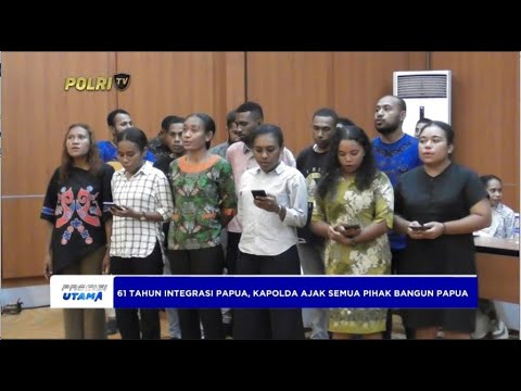 61 TAHUN INTEGRASI PAPUA, KAPOLDA AJAK SEMUA PIHAK BANGUN PAPUA