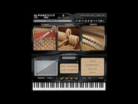 Modartt releases PETROF 284 Mistral grand piano for Pianoteq (updated to v7.3.0)