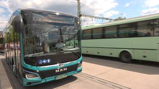 Megérkeztek az elektromos buszok Kaposvárra