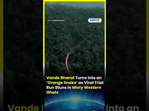 Vande Bharat Stuns in Misty Western Ghats