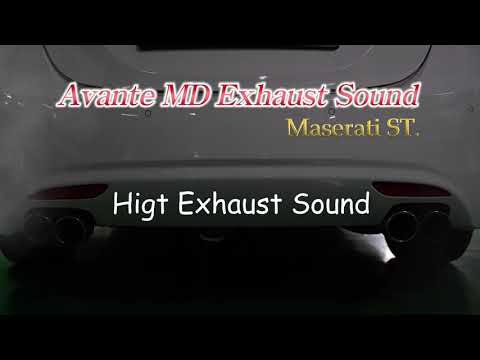 아반떼MD 튜닝배기(마세라티st) 사운드! | #Custom #Exhaust #Sound of #Elantra (Maserati st.) #Flex !
