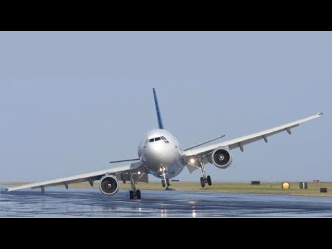 Watch: Extreme crosswind landing at Germany’s Dusseldorf Airport