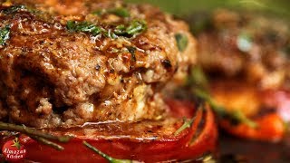 Stuffed Hamburger Patty Recipe – Forest Cooking