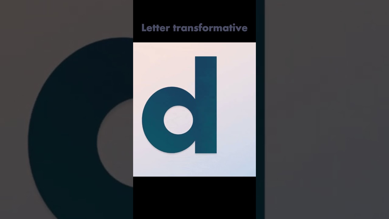 Letter Transformative - Part 1  #animation #letters #alphabet  #transformation