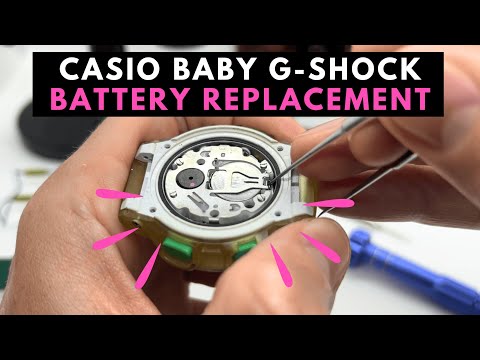 Casio Baby G Shock Battery Replacement | How to Replace the Watch Battery on a Casio Baby G Shock