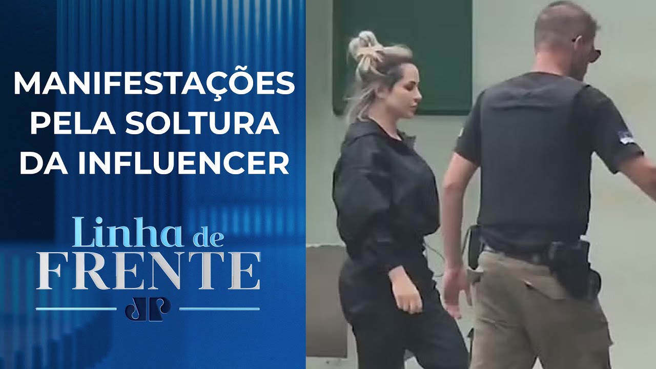Irmã de Deolane Bezerra nega pagamento a fãs que estão na porta do presídio | LINHA DE FRENTE