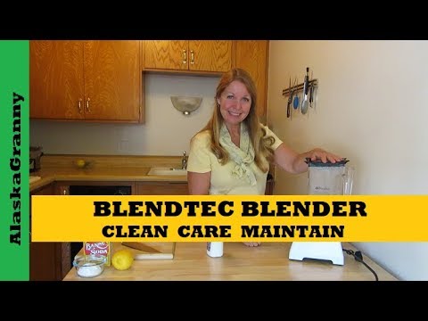 Blendtec Blender Clean Care Maintenance - How To Clean Cloudy Blender Jar